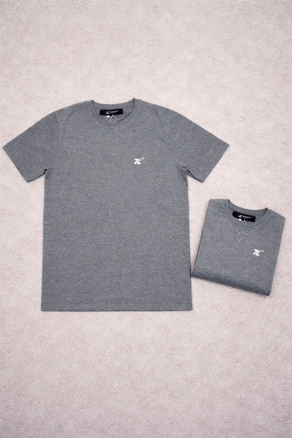 Round neck-Grey Melange (2)