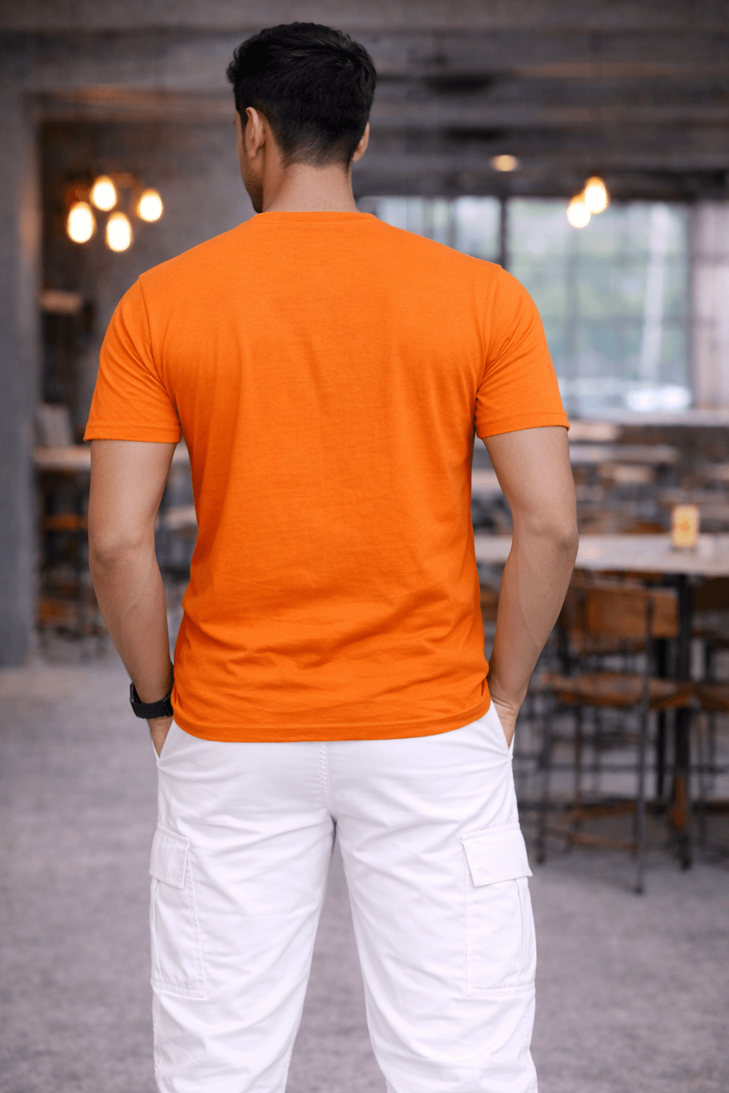 Round neck -Orange (4)