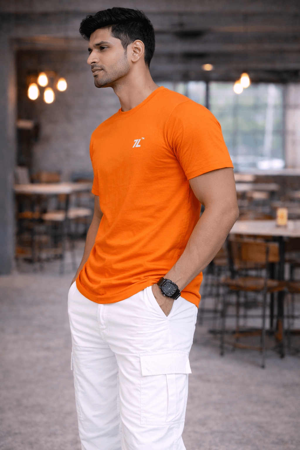 Round neck -Orange (5)