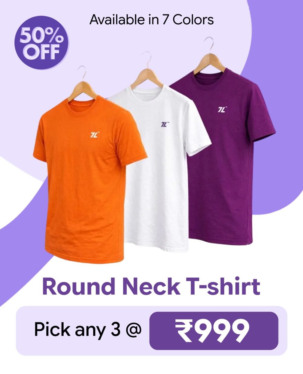 Round Neck Tshirt Combo – 3